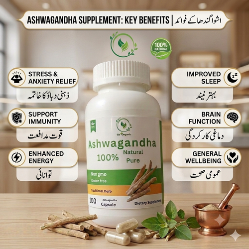 Premium Organic Ashwagandha Capsules