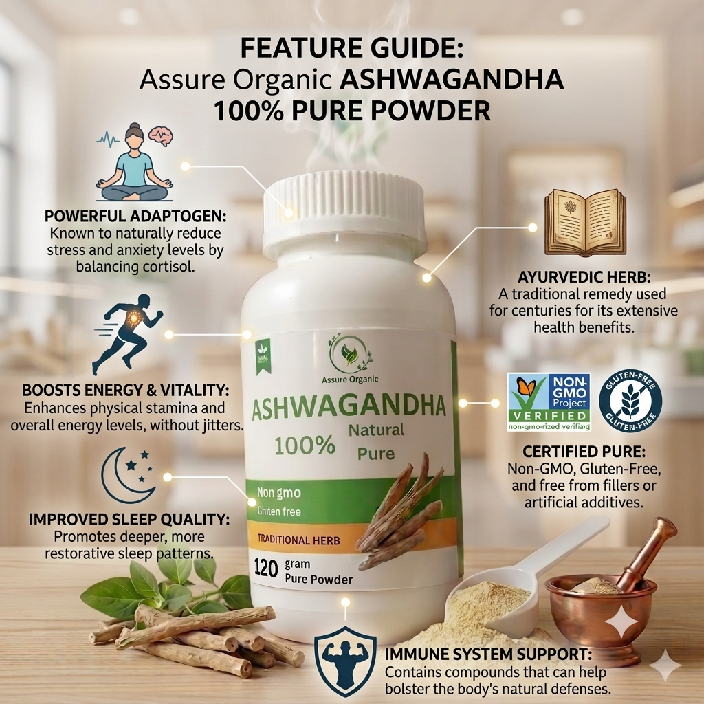 Pure Ashwagandha Powder (Asli aur Khalis Churan) - 100% Organic