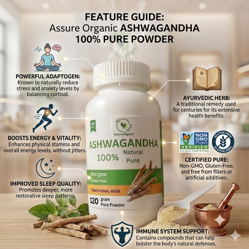 Pure Ashwagandha Powder (Asli aur Khalis Churan) - 100% Organic